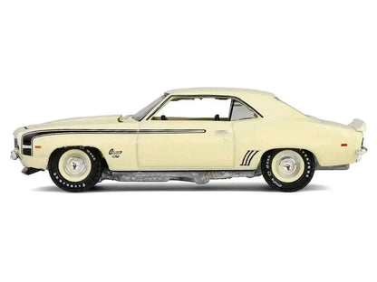 1969 Chevrolet Camaro SS 396 Butternut Yellow with Black Stripes "Barrett-Jackson" Series 15 1/64 Diecast Model Car by Greenlight Cartsfy Inc.