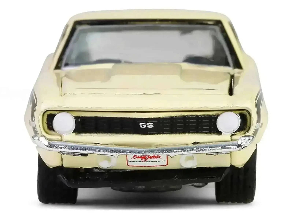 1969 Chevrolet Camaro SS 396 Butternut Yellow with Black Stripes "Barrett-Jackson" Series 15 1/64 Diecast Model Car by Greenlight Cartsfy Inc.