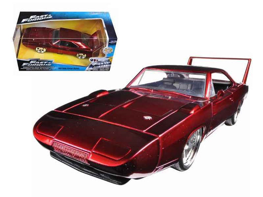 1969 Dodge Charger Daytona Red "Fast & Furious 7" (2015) Movie 1/24 Diecast Model Car by Jada Cartsfy Inc.