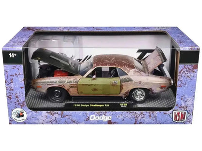 1970 Dodge Challenger T/A Rusted Limited Edition to 4050 pieces Worldwide 1/24 Diecast Model Car by M2 Machines Cartsfy Inc.