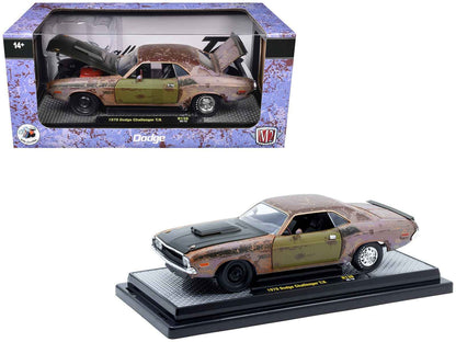 1970 Dodge Challenger T/A Rusted Limited Edition to 4050 pieces Worldwide 1/24 Diecast Model Car by M2 Machines Miniature Motors Default Title Default Title-