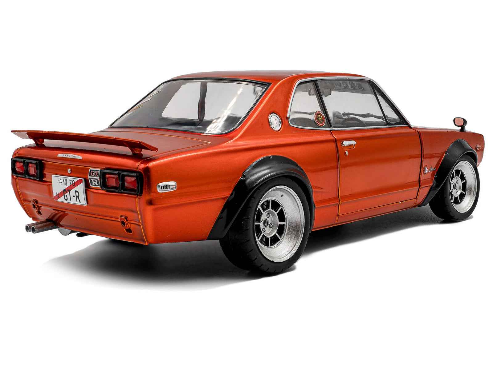 1970 Nissan Skyline (C10) Hakosuka RHD (Right Hand Drive) Orange Metallic 1/18 Diecast Model Car by Solido Cartsfy Inc.