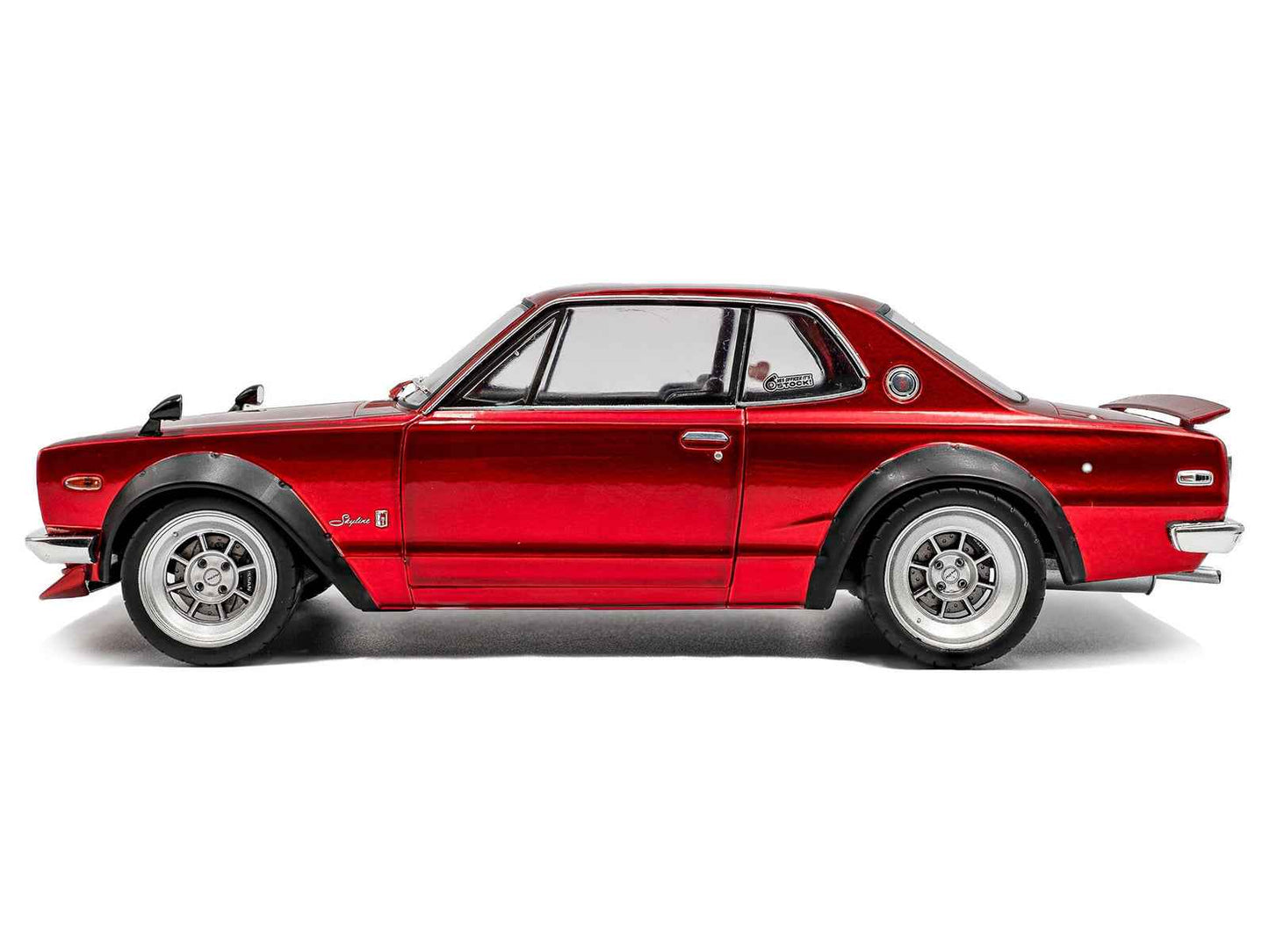 1970 Nissan Skyline (C10) Hakosuka RHD (Right Hand Drive) Red Metallic 1/18 Diecast Model Car by Solido Cartsfy Inc.