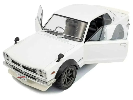 1970 Nissan Skyline (C10) Hakosuka RHD (Right Hand Drive) White 1/18 Diecast Model Car by Solido Cartsfy Inc.