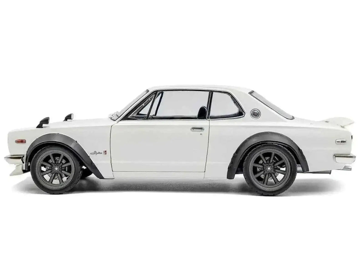 1970 Nissan Skyline (C10) Hakosuka RHD (Right Hand Drive) White 1/18 Diecast Model Car by Solido Cartsfy Inc.