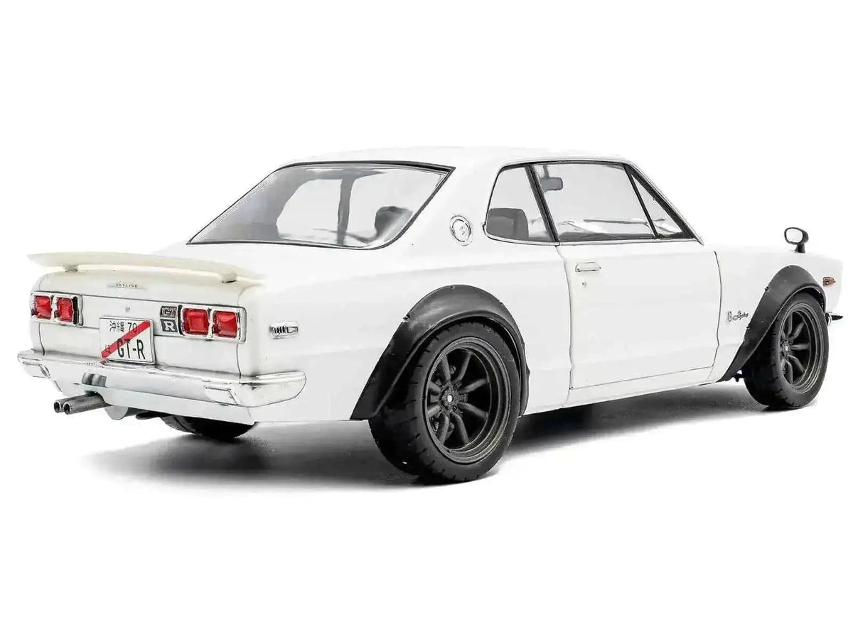 1970 Nissan Skyline (C10) Hakosuka RHD (Right Hand Drive) White 1/18 Diecast Model Car by Solido Cartsfy Inc.