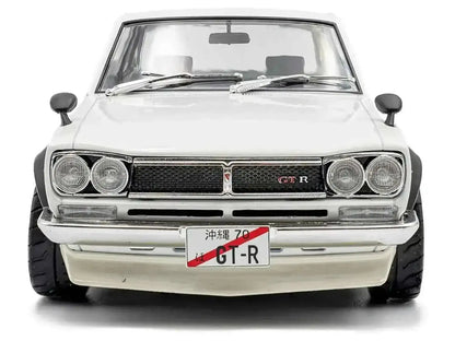 1970 Nissan Skyline (C10) Hakosuka RHD (Right Hand Drive) White 1/18 Diecast Model Car by Solido Cartsfy Inc.