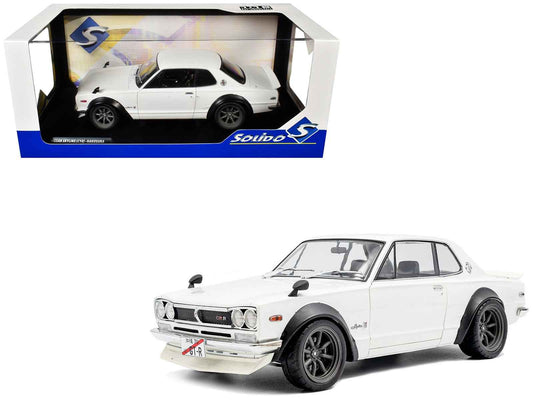 1970 Nissan Skyline (C10) Hakosuka RHD (Right Hand Drive) White 1/18 Diecast Model Car by Solido Cartsfy Inc.