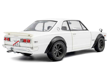 1970 Nissan Skyline (C10) Hakosuka RHD (Right Hand Drive) White 1/18 Diecast Model Car by Solido Cartsfy Inc.