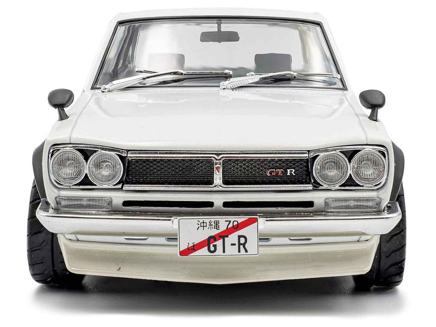 1970 Nissan Skyline (C10) Hakosuka RHD (Right Hand Drive) White 1/18 Diecast Model Car by Solido Cartsfy Inc.
