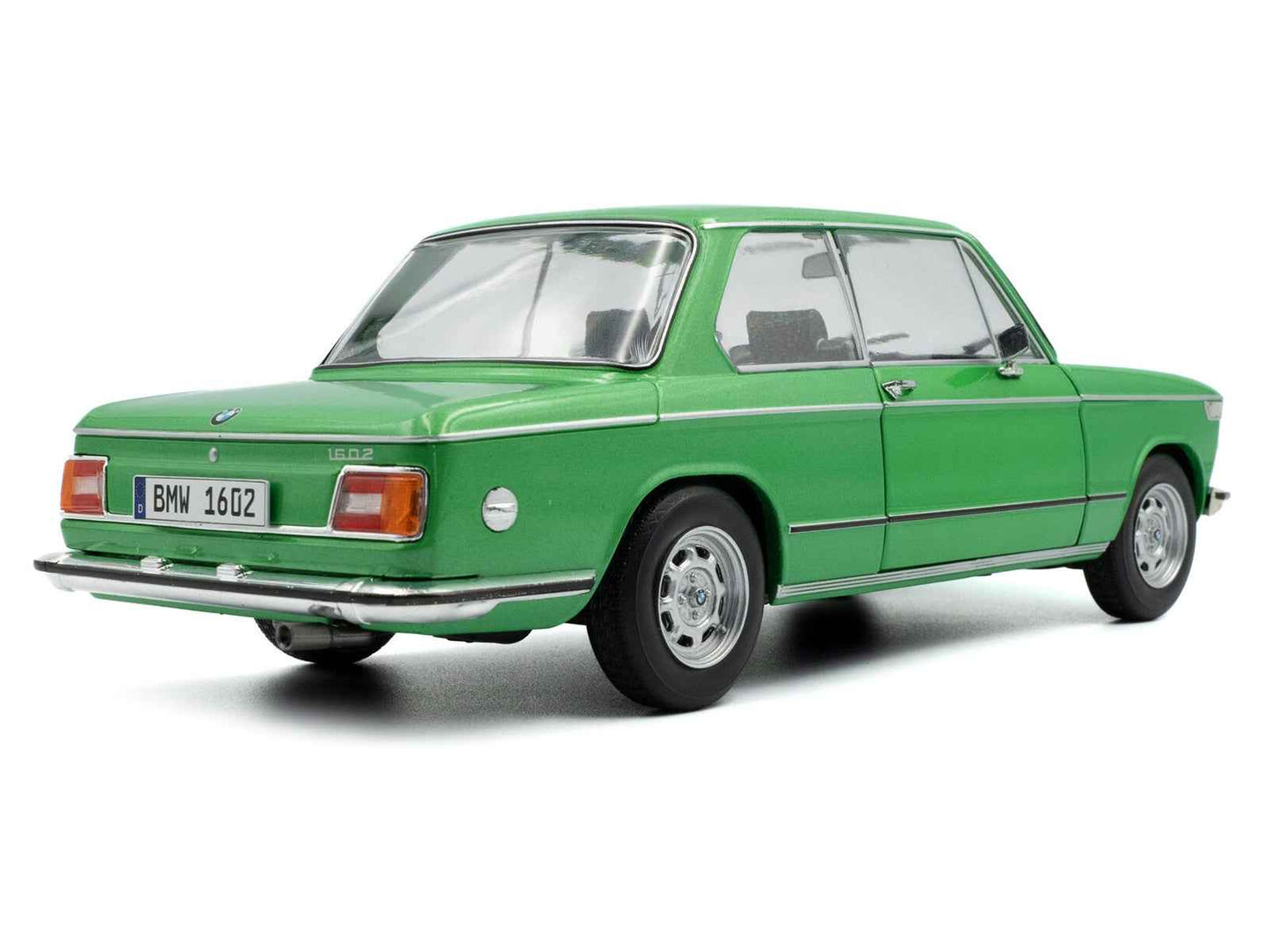 1971 BMW 1602 Taiga Green Metallic 1/18 Diecast Model Car by Solido Miniature Motors Default Title Default Title-