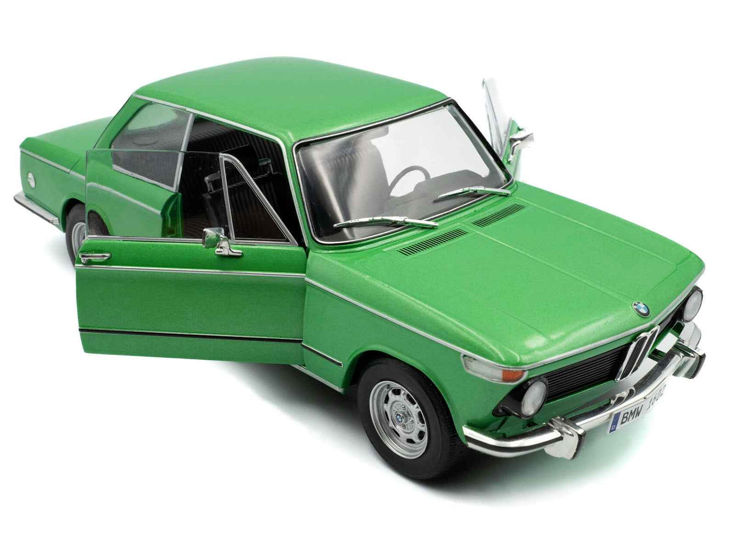 1971 BMW 1602 Taiga Green Metallic 1/18 Diecast Model Car by Solido Miniature Motors Default Title Default Title-