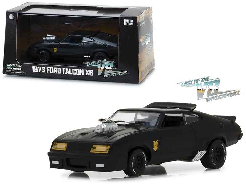 1973 Ford Falcon XB Black "Last of the V8 Interceptors" (1979) Movie 1/43 Diecast Model Car  by Greenlight Miniature Motors Default Title Default Title-