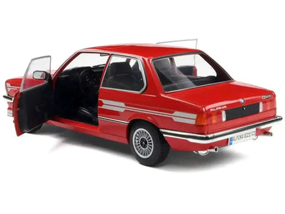 1980 Alpina E21 C1 2.3 Red with Gray Stripes 1/18 Diecast Model Car by Solido Cartsfy Inc.