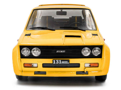 1980 Fiat 131 Abarth Yellow 1/18 Diecast Model Car by Solido Miniature Motors Default Title Default Title-