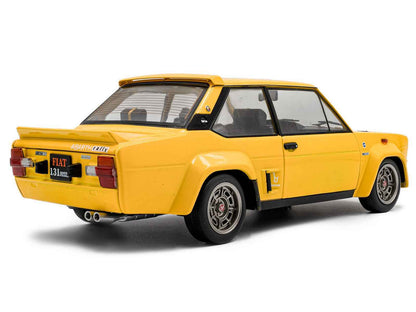 1980 Fiat 131 Abarth Yellow 1/18 Diecast Model Car by Solido Miniature Motors Default Title Default Title-