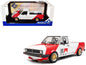 1983 Volkswagen Caddy MK 1 Pickup Truck "Red Cowboy Racing Tribute" White and Red 1/18 Diecast Model Car by Solido Miniature Motors Default Title Default Title-