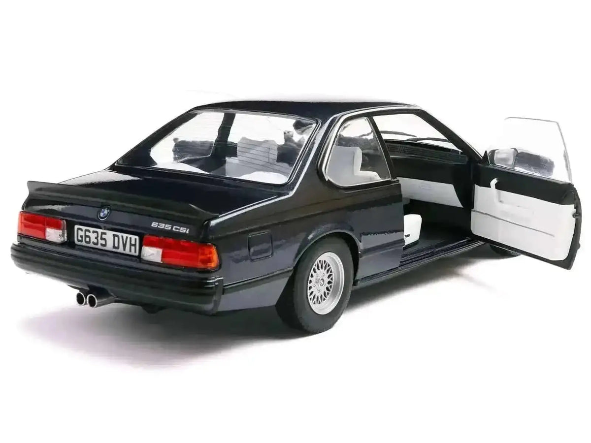 1984 BMW 635 CSI (E24) Macau Blue Metallic 1/18 Diecast Model Car by Solido Cartsfy Inc.
