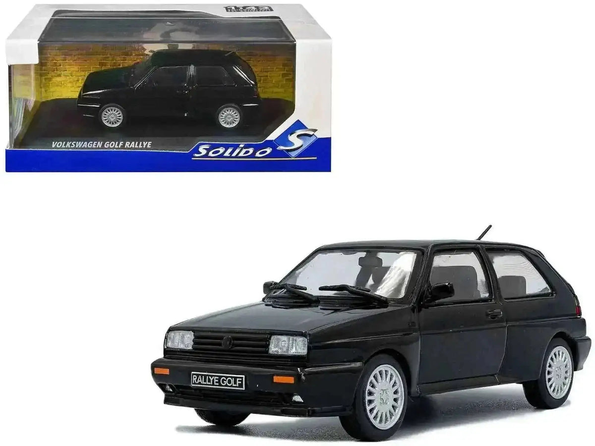 1989 Volkswagen Golf Rallye G60 Black 1/43 Diecast Model Car by Solido Cartsfy Inc.