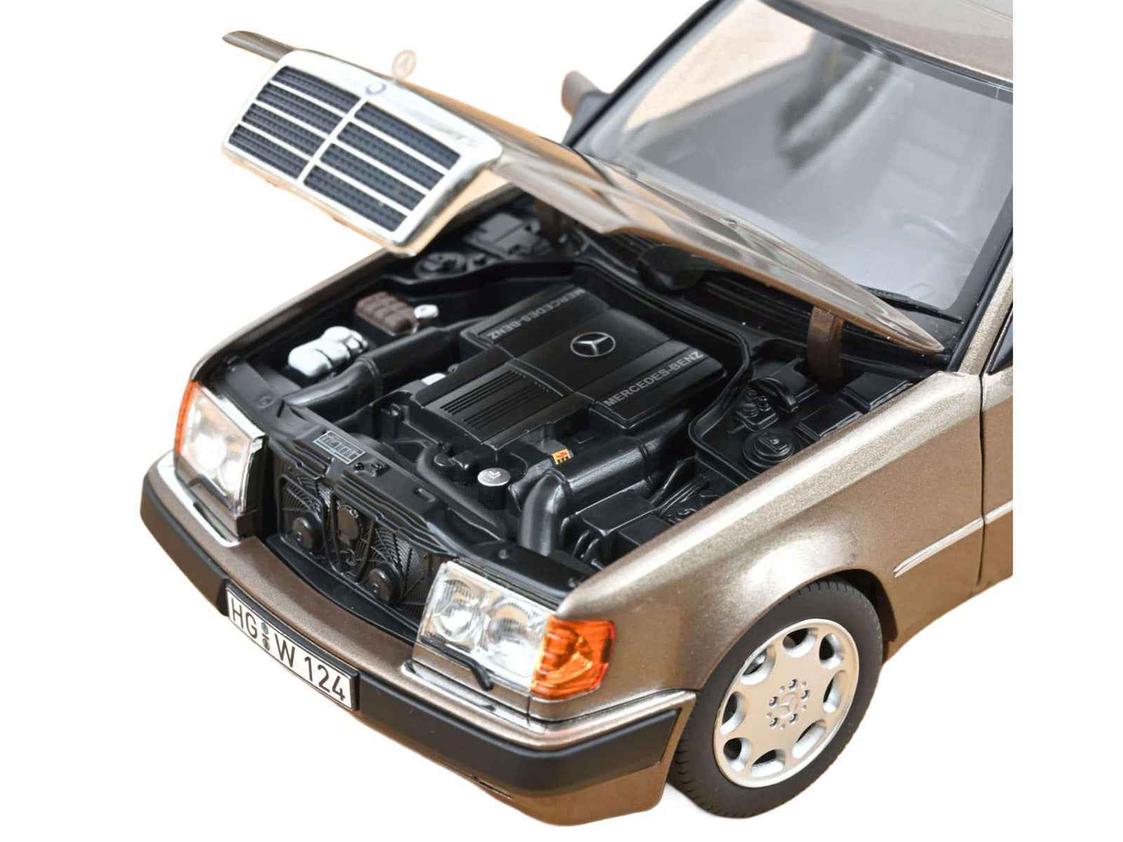 1990 Mercedes-Benz 500 E Impala Brown Metallic 1/18 Diecast Model Car by Norev Cartsfy Inc.