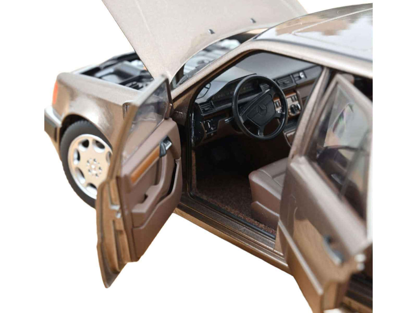 1990 Mercedes-Benz 500 E Impala Brown Metallic 1/18 Diecast Model Car by Norev Cartsfy Inc.