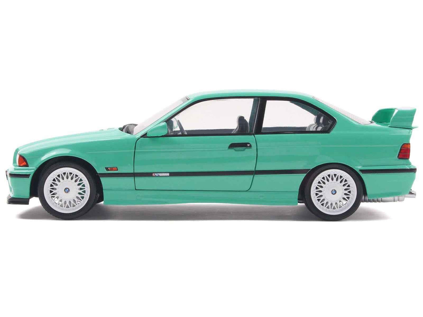 1991 BMW E36 M3 "Solido Works" Mint Green with Mint Green Interior 1/18 Diecast Model Car by Solido Miniature Motors Default Title Default Title-