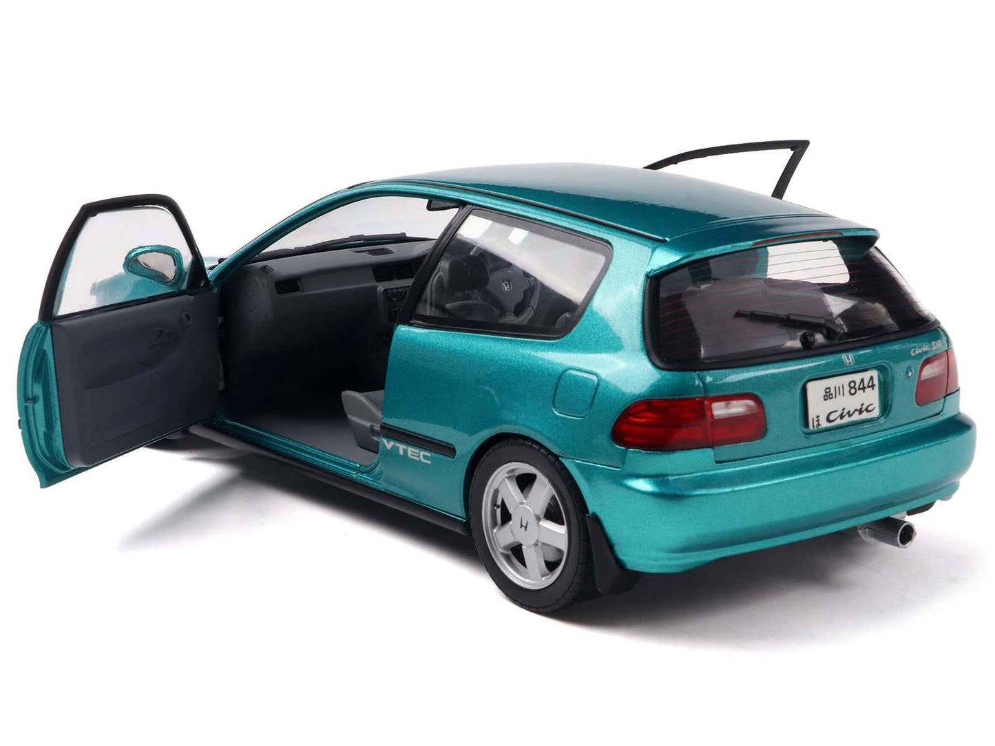1991 Honda Civic (EG6) RHD (Right Hand Drive) Aztec Green Metallic 1/18 Diecast Model Car by Solido Cartsfy Inc.
