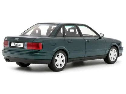 1993 Audi S2 Sedan Emerald Green Metallic Limited Edition to 2000 pieces Worldwide 1/18 Model Car by Otto Mobile Cartsfy Inc.