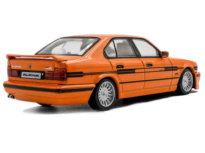 1994 BMW E34 Alpina B10 BiTurbo Orange Metallic with Black Stripes 1/43 Diecast Model Car by Solido Miniature Motors Default Title Default Title-