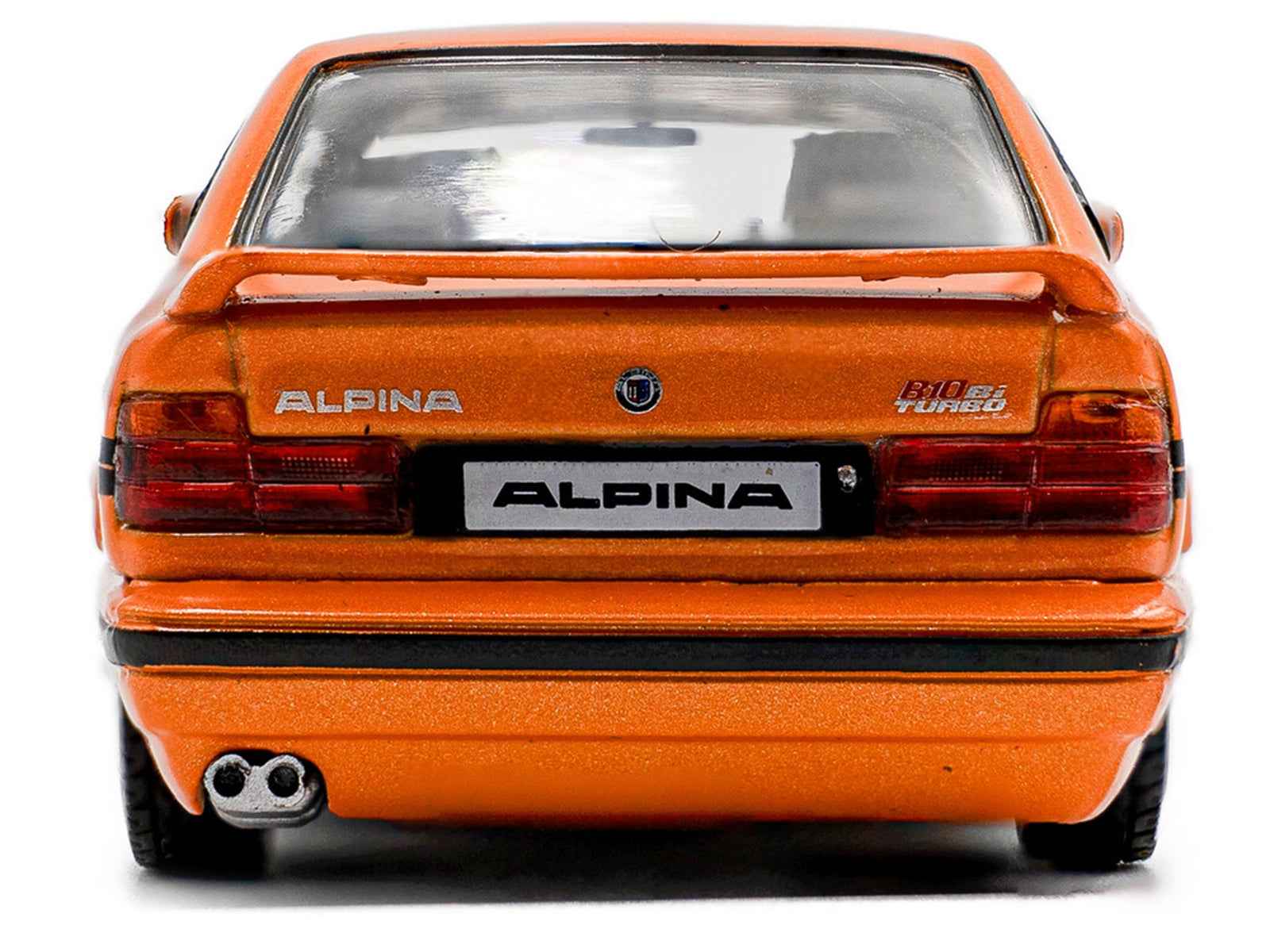 1994 BMW E34 Alpina B10 BiTurbo Orange Metallic with Black Stripes 1/43 Diecast Model Car by Solido Miniature Motors Default Title Default Title-