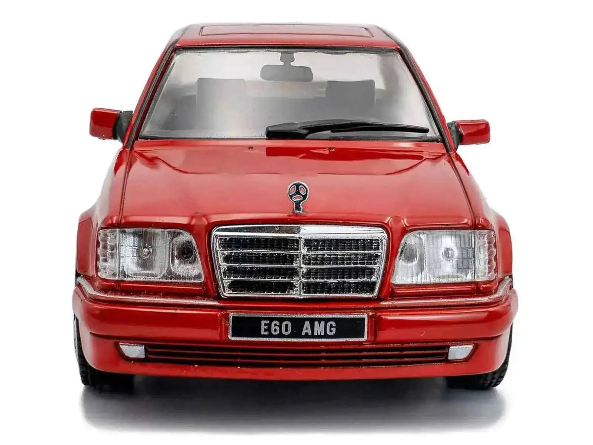 1994 Mercedes-Benz (W124) E60 AMG Signal Red 1/43 Diecast Model Car by Solido Cartsfy Inc.