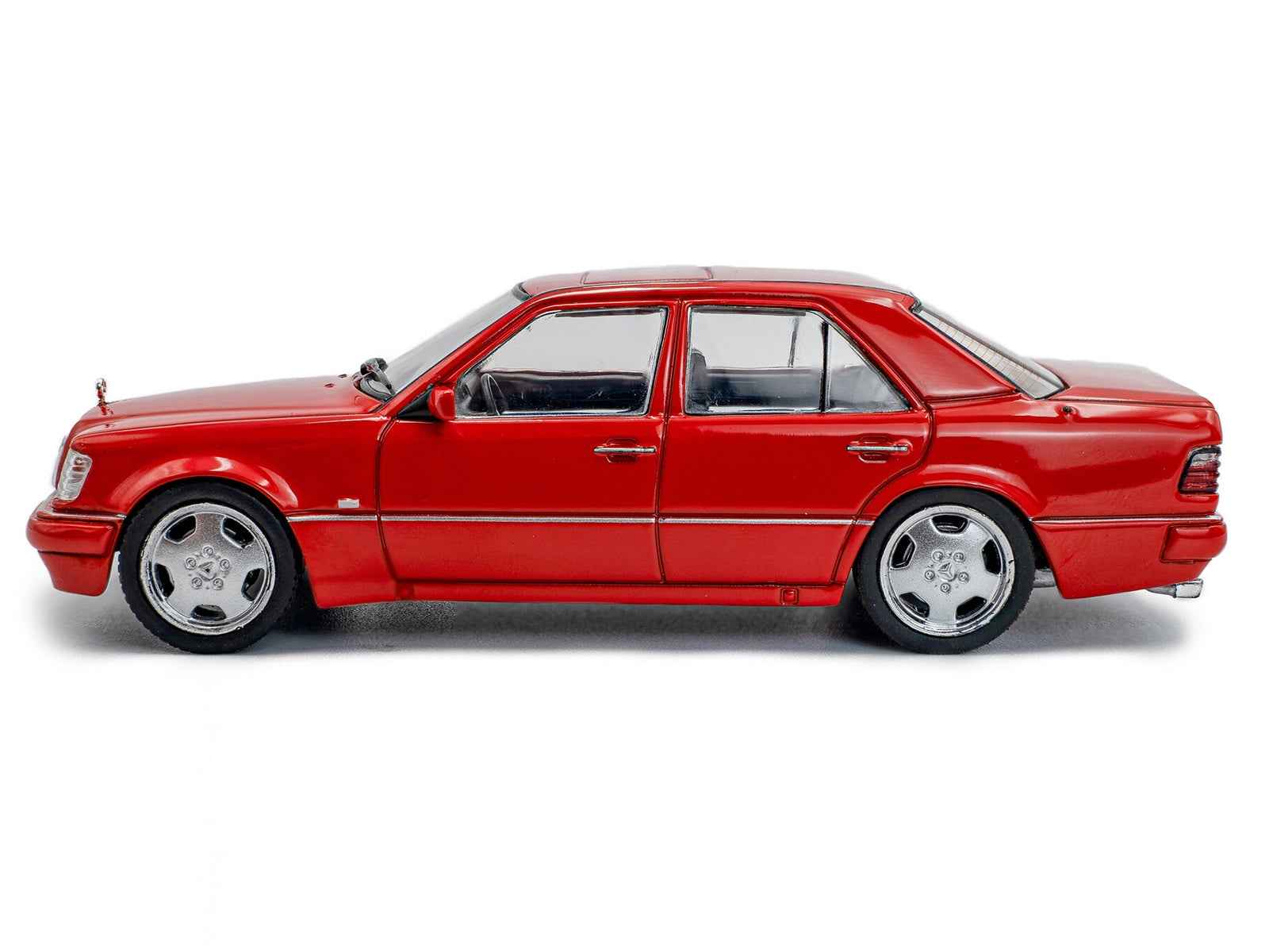 1994 Mercedes-Benz (W124) E60 AMG Signal Red 1/43 Diecast Model Car by Solido Miniature Motors Default Title Default Title-