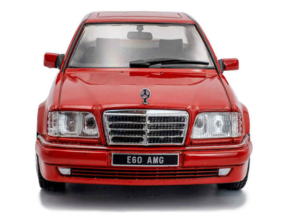 1994 Mercedes-Benz (W124) E60 AMG Signal Red 1/43 Diecast Model Car by Solido Miniature Motors Default Title Default Title-