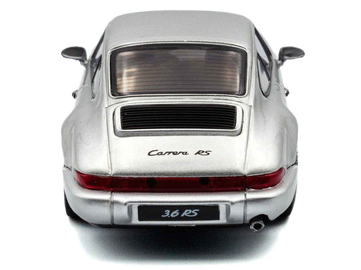 1994 Porsche 911 (964) RS Silver Metallic with Black Stripes 1/43 Diecast Model Car by Solido Miniature Motors Default Title Default Title-