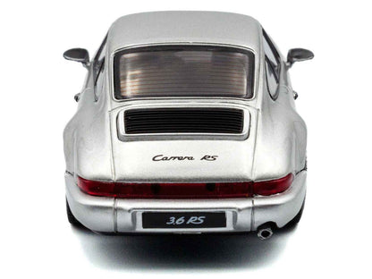 1994 Porsche 911 (964) RS Silver Metallic with Black Stripes 1/43 Diecast Model Car by Solido Miniature Motors Default Title Default Title-