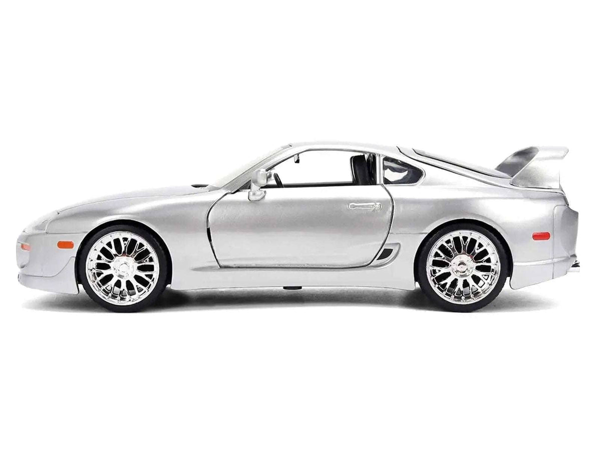 1995 Toyota Supra Silver Metallic "JDM Tuners" Series 1/24 Diecast Model Car by Jada Cartsfy Inc.