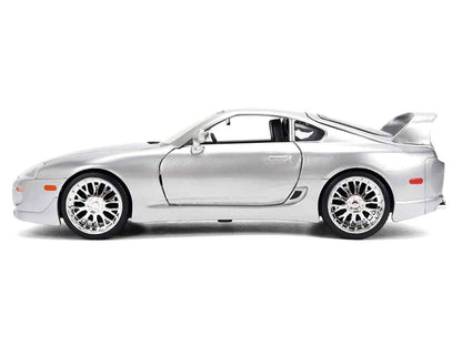 1995 Toyota Supra Silver Metallic "JDM Tuners" Series 1/24 Diecast Model Car by Jada Cartsfy Inc.