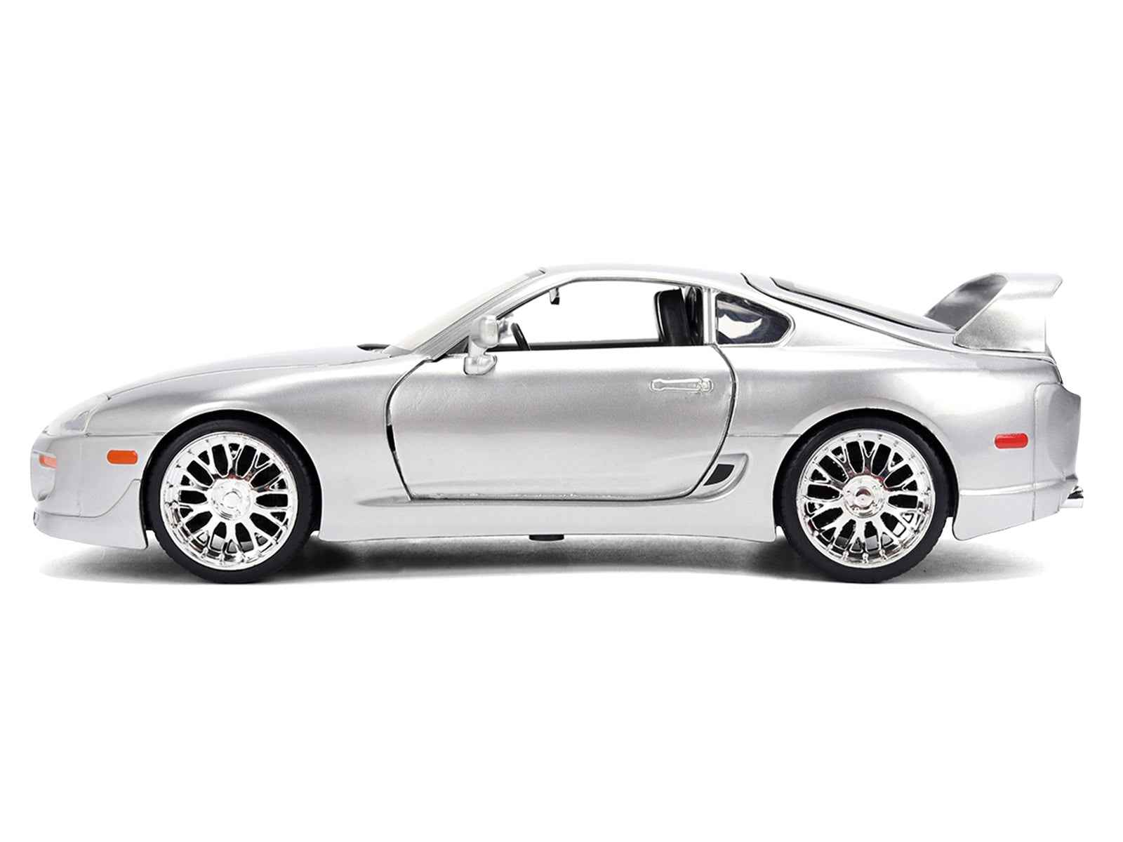 1995 Toyota Supra Silver Metallic "JDM Tuners" Series 1/24 Diecast Model Car by Jada Cartsfy Inc.