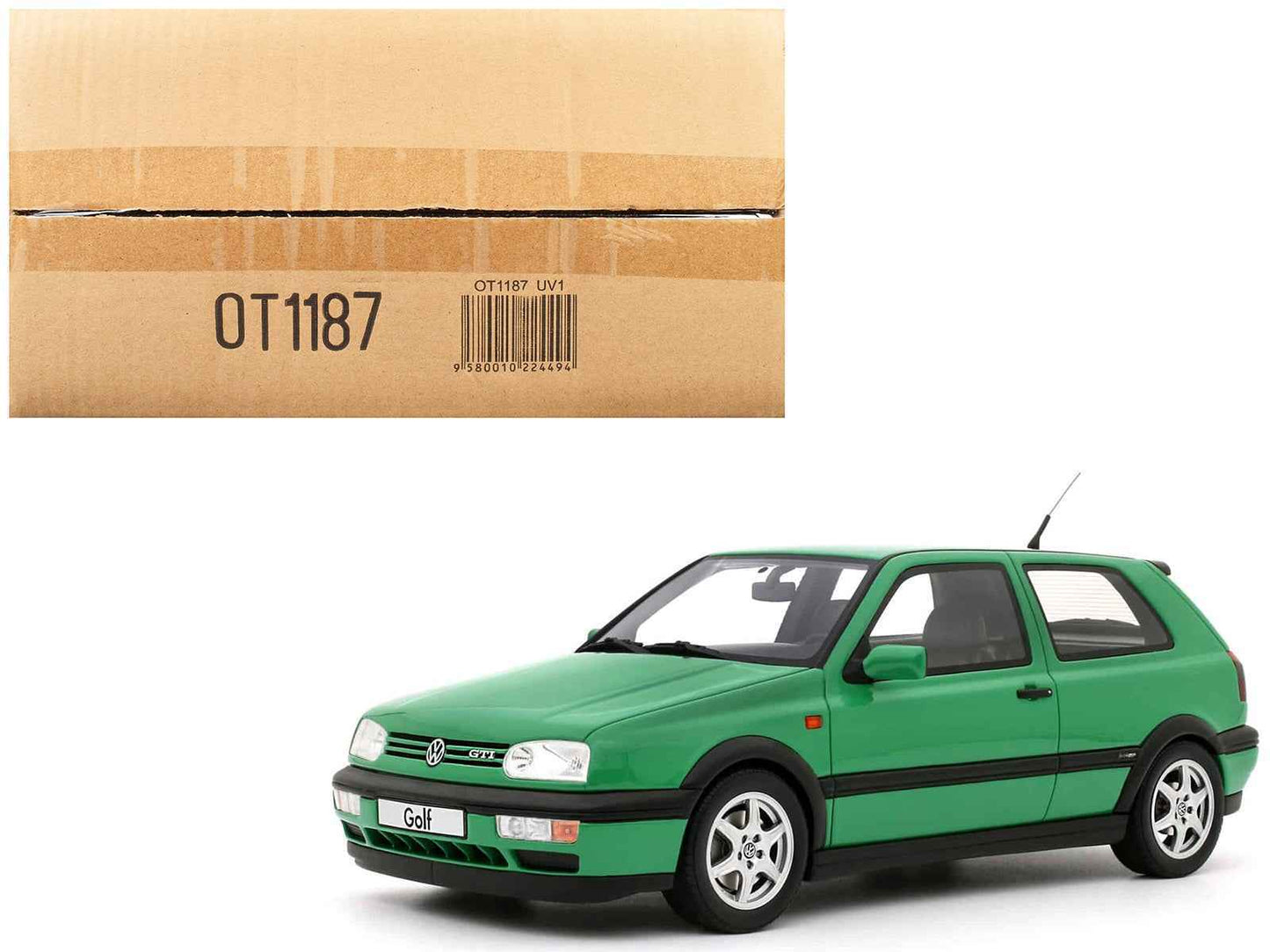 1995 Volkswagen Golf III GTI Salsa Green 1/18 Model Car by Otto Mobile Cartsfy Inc.
