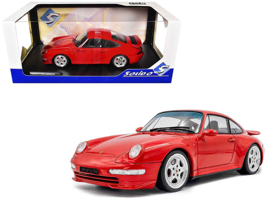 1997 Porsche 911 (993) Carrera RS Guards Red 1/18 Diecast Model Car by Solido Cartsfy Inc.