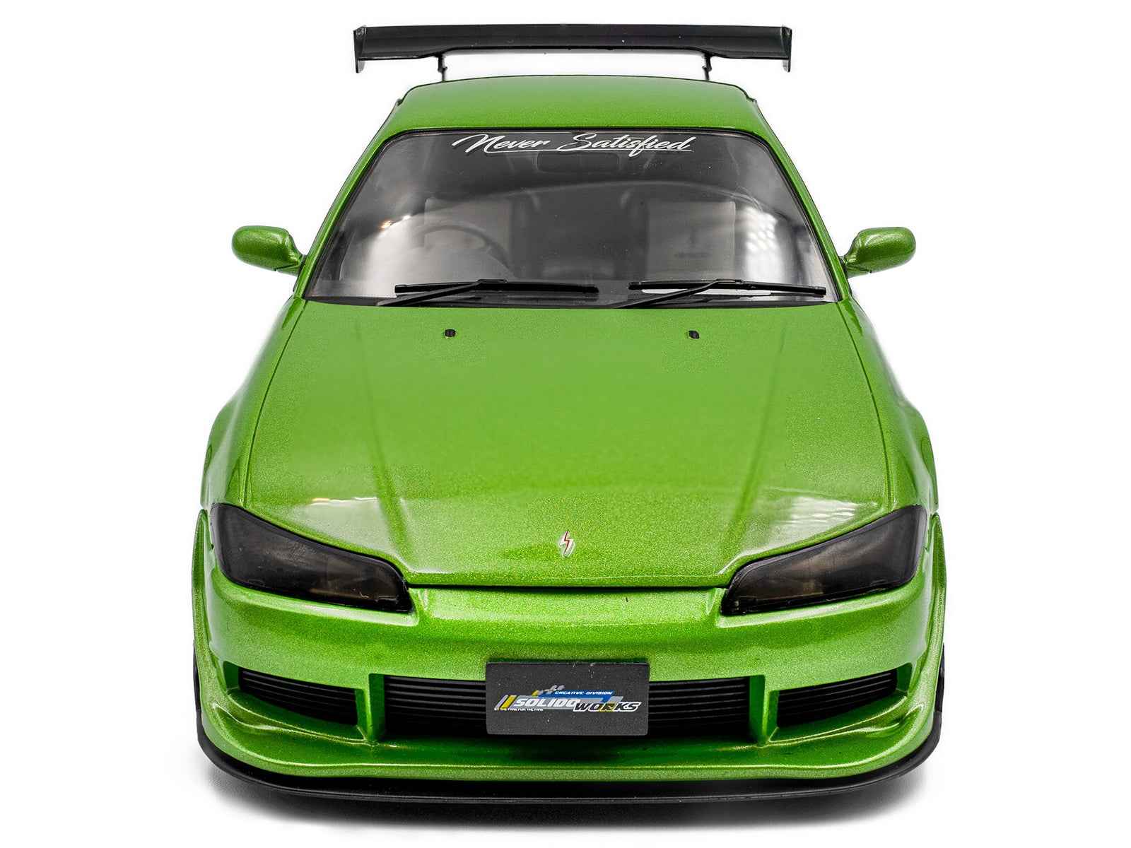 1999 Nissan Silvia S15 Spec-R Aero RHD (Right Hand Drive) "Never Satisfied" Green Metallic 1/18 Diecast Model Car by Solido Cartsfy Inc.
