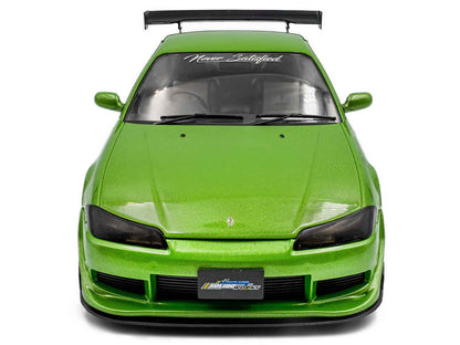 1999 Nissan Silvia S15 Spec-R Aero RHD (Right Hand Drive) "Never Satisfied" Green Metallic 1/18 Diecast Model Car by Solido Cartsfy Inc.