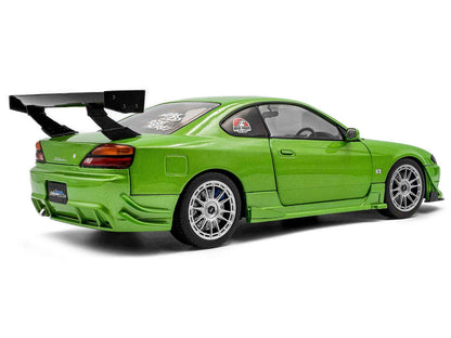 1999 Nissan Silvia S15 Spec-R Aero RHD (Right Hand Drive) "Never Satisfied" Green Metallic 1/18 Diecast Model Car by Solido Cartsfy Inc.