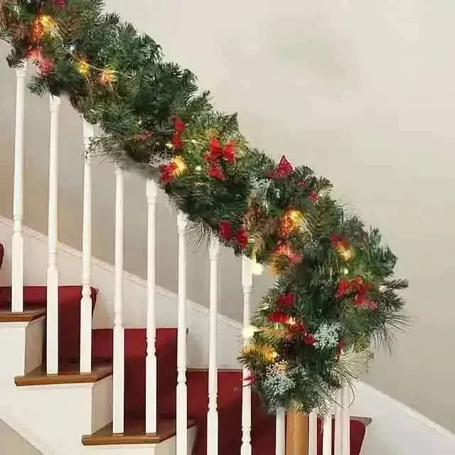 2.7 Meter Christmas Rattan Garland Decorative Cartsfy Inc.