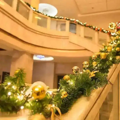 2.7 Meter Christmas Rattan Garland Decorative Cartsfy Inc.