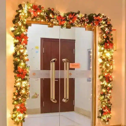 2.7 Meter Christmas Rattan Garland Decorative Cartsfy Inc.