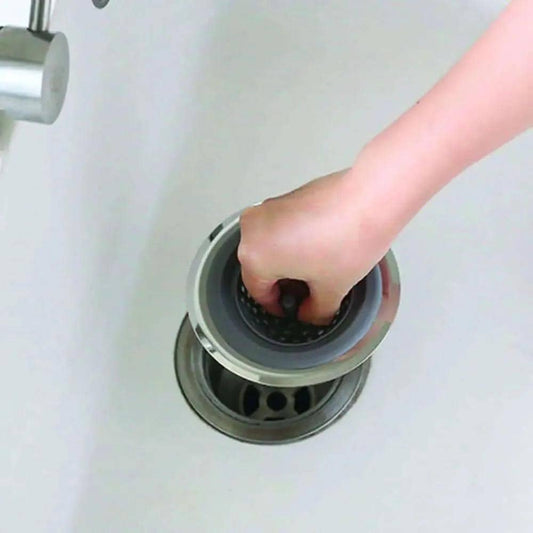 2-in-1 Clog-Free Silicone Kitchen Sink Strainer and Stopper