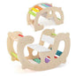 2-in-1 Rocking Horse Arch for Kids Montessori Climbing Toys with Arch Climber-Multicolor VYSN Default Title Default Title-