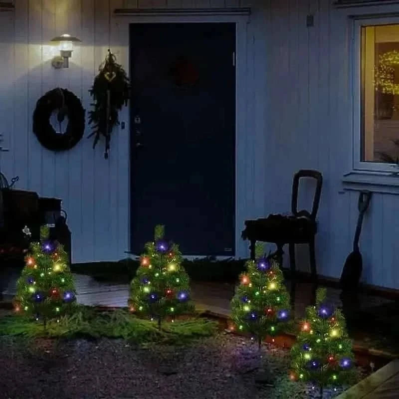 2-in-1 Solar Christmas Tree Lawn Light DailySale Default Title Default Title-