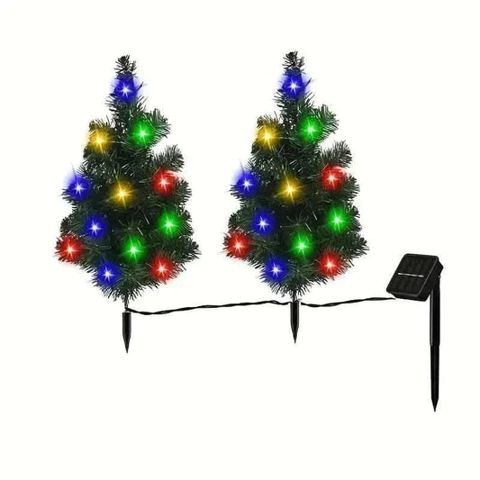 2-in-1 Solar Christmas Tree Lawn Light Cartsfy Inc.